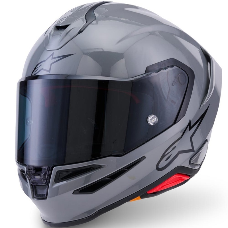 Alpinestars S-R7 Solid fullface motorcykelhjelm grå