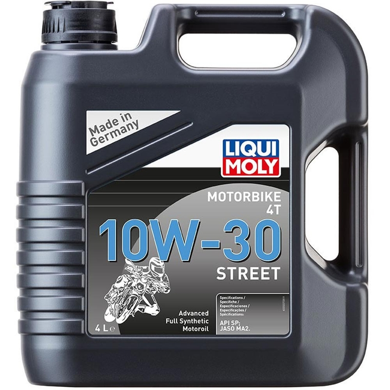 LIQUI MOLY Motorcykel 4T 10W40 Street syntetisk motorolie 4 l