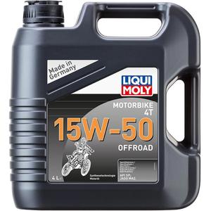 Syntetisk motorolie LIQUI MOLY Motorcykel 4T 15W50 Offroad 4 l