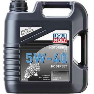 Syntetisk motorolie LIQUI MOLY Motorcykel 4T 5W40 HC Street 4 l