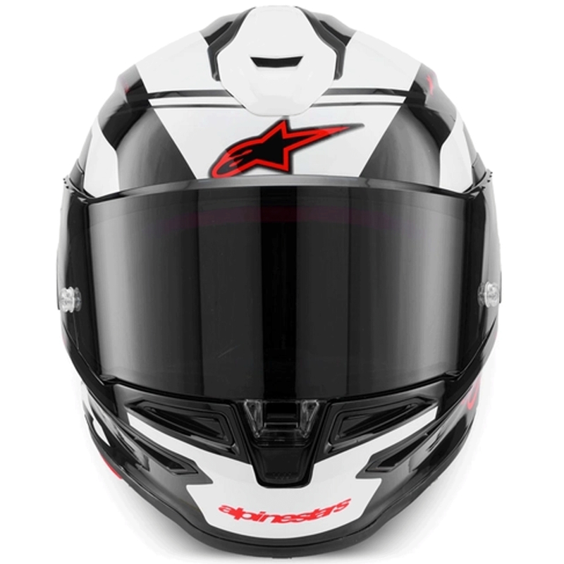Alpinestars S-R7 A-Core fullface motorcykelhjelm sort-hvid-rød