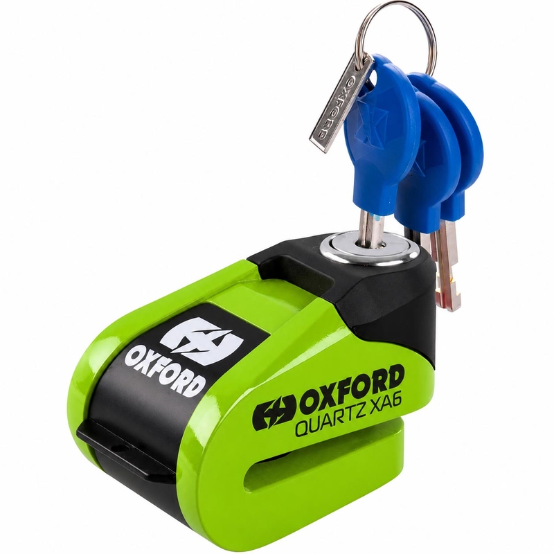 Oxford Quartz Alarm XA6 Skivebremselås - Limited Edition Grøn