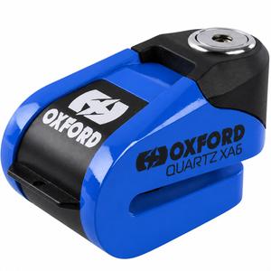 Oxford Quartz Alarm XA6 Skivebremselås - Limited Edition Blå