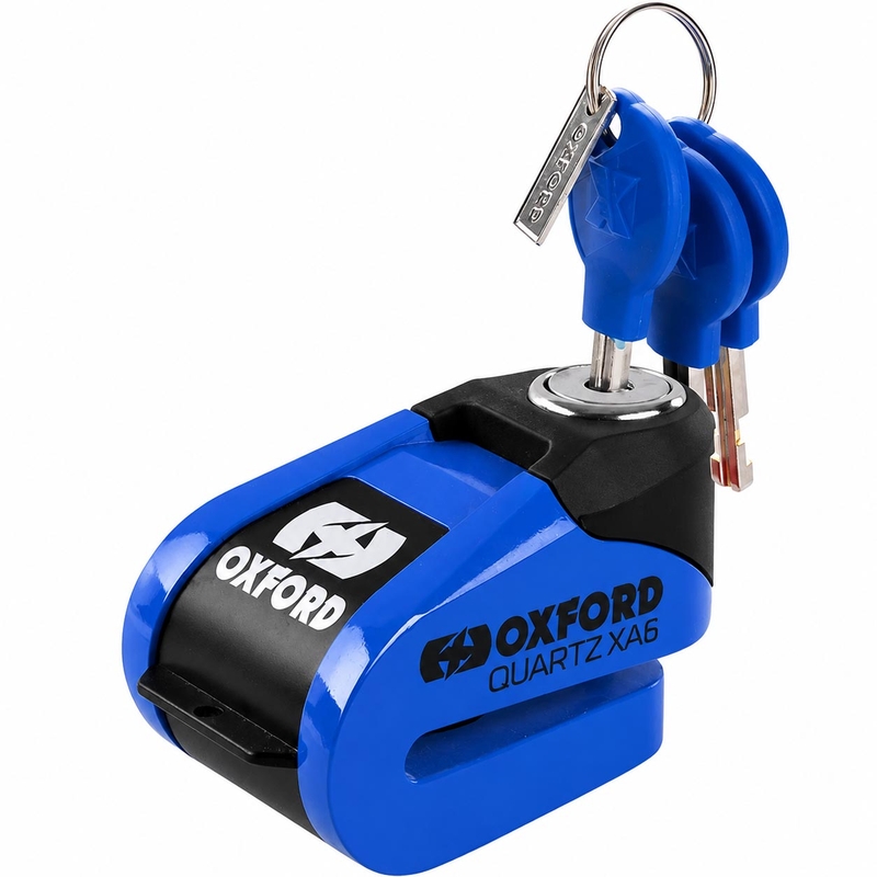 Oxford Quartz Alarm XA6 Skivebremselås - Limited Edition Blå