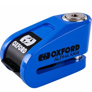 Oxford Alpha Alarm XA14 Skivebremselås - Limited Edition Blå