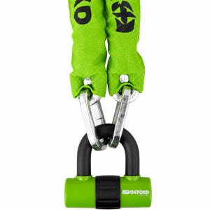 Oxford HD motorcykelkædelås - limited edition grøn