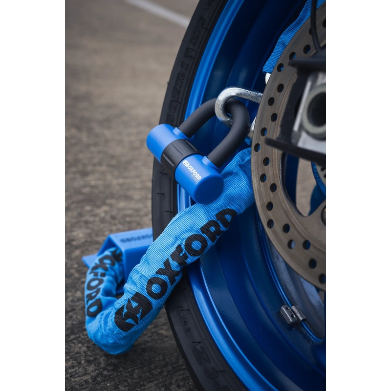 Oxford HD motorcykelkædelås - limited edition blå