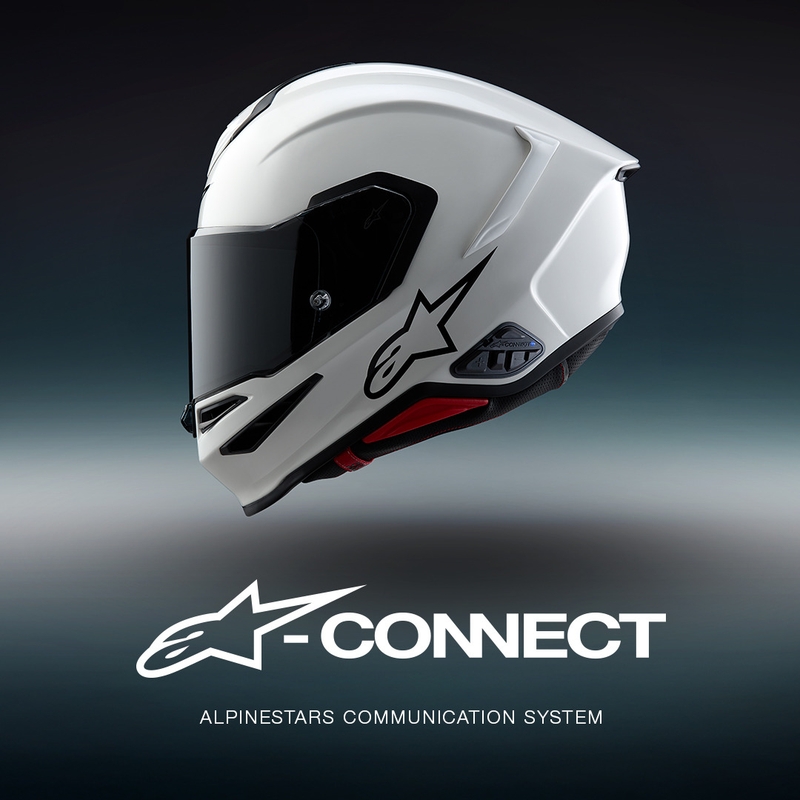 Bluetooth motorcykel intercom Alpinestars A-CONNECT system sort