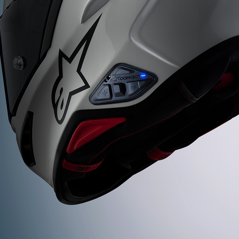 Bluetooth motorcykel intercom Alpinestars A-CONNECT system sort