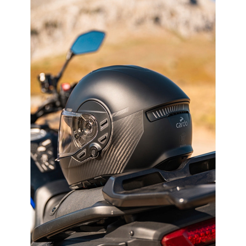 Cardo Beyond GTS fullface motorcykelhjelm, sort