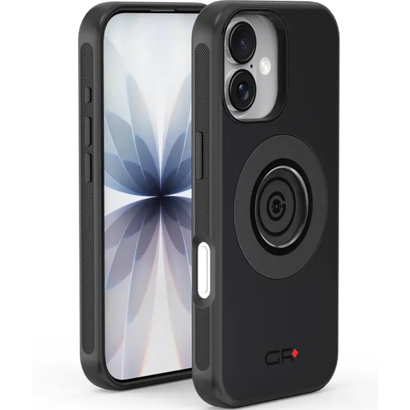 Hurtigudløsende telefoncover til Apple iPhone 16 GRxplore sort