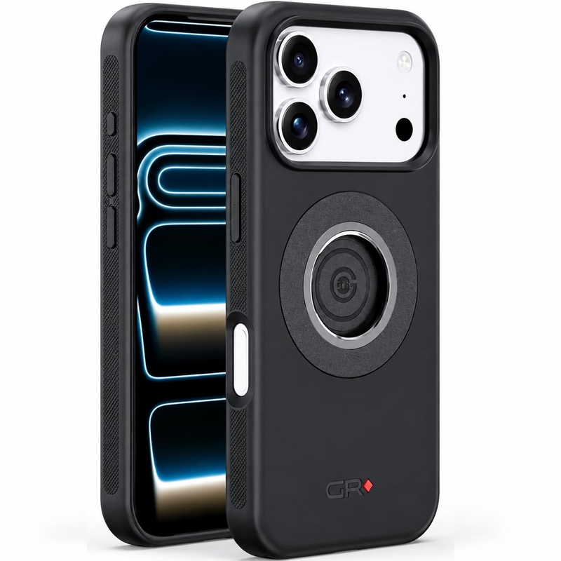 Hurtigudløsende telefoncover til Apple iPhone 17 Pro GRxplore sort
