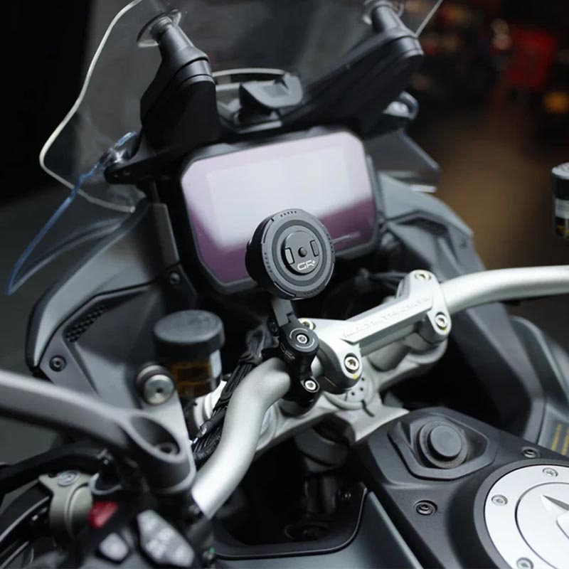 Motorcykeltelefonholder med justerbar arm GRxplore MT11 sort