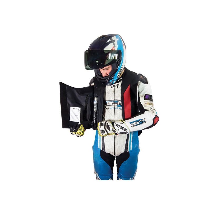 HELITE GP Air 2 airbagvest sort og hvid