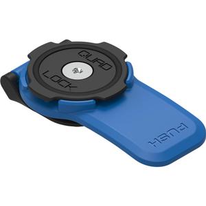 Quad Lock® 360 Telefonholderhoved med Udløserhåndtag Blå-Sort