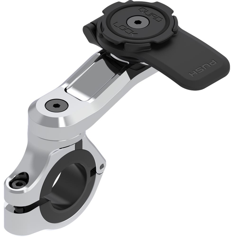 Quad Lock® PRO Telefonholder til styr, forkromet