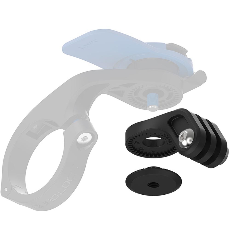 Quad Lock® Actionkamera/Lysadapter Sort