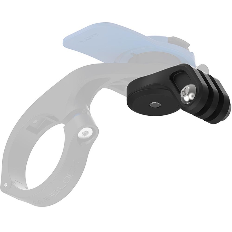 Quad Lock® Actionkamera/Lysadapter Sort