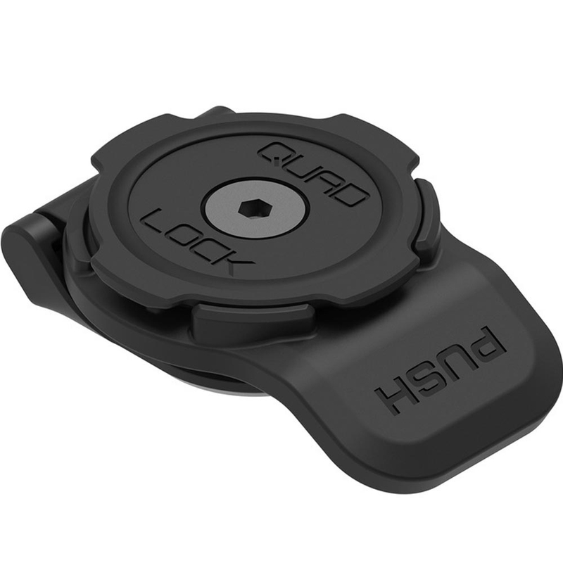 Quad Lock® 360 Kort Håndtag Mobiltelefonholderhoved Sort