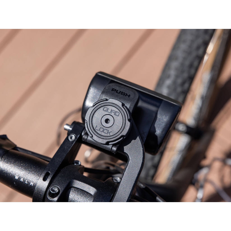 Quad Lock® 360 Kort Håndtag Mobiltelefonholderhoved Sort
