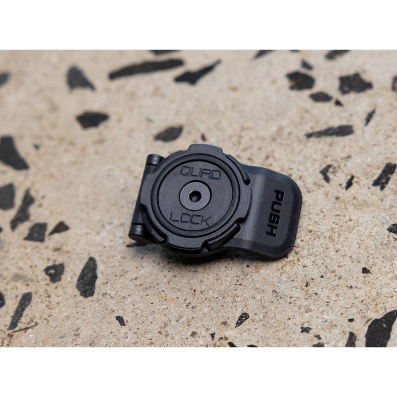 Quad Lock® 360 Kort Håndtag Mobiltelefonholderhoved Sort