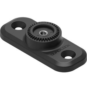 Quad Lock® 360 2-huls flad rektangulær base sort