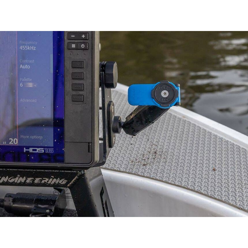 Quad Lock® 360 2-huls flad rektangulær base sort