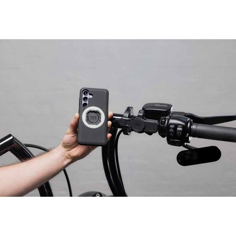 Quad Lock® PRO Stor Telefonholder til Styr, Sort