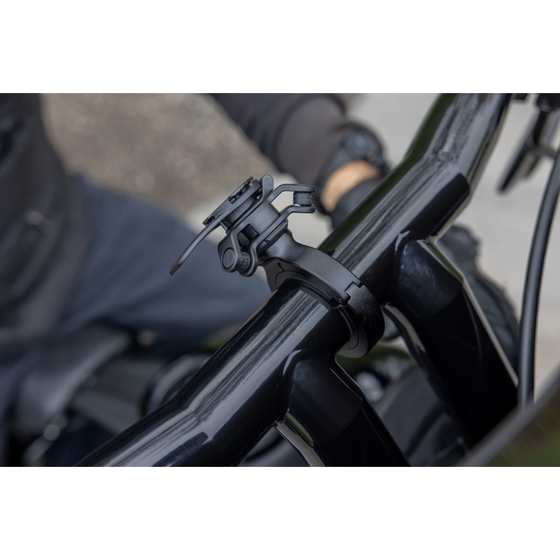 Quad Lock® PRO Stor Telefonholder til Styr, Sort