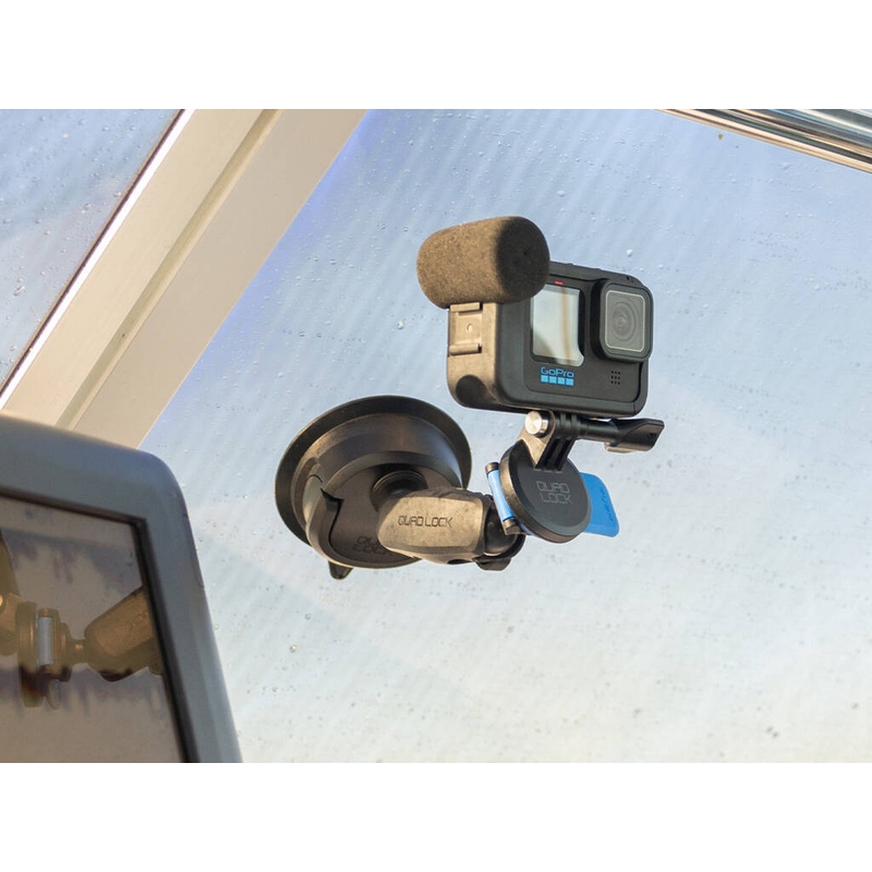 Quad Lock® Sportskameraadapter - Standard GoPro Sort