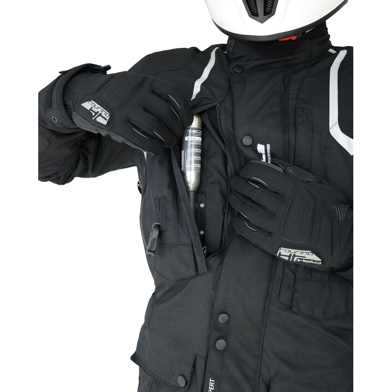 HELITE Touring airbag-jakke sort