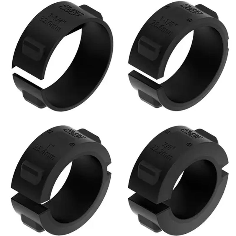 Quad Lock® PRO styrmonteringsadaptere sort