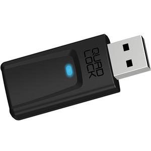 Quad Lock® CarPlay/Android Auto trådløs adapter, sort
