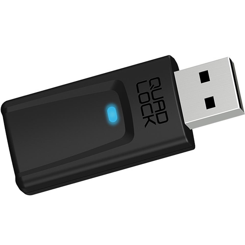 Quad Lock® CarPlay/Android Auto trådløs adapter, sort