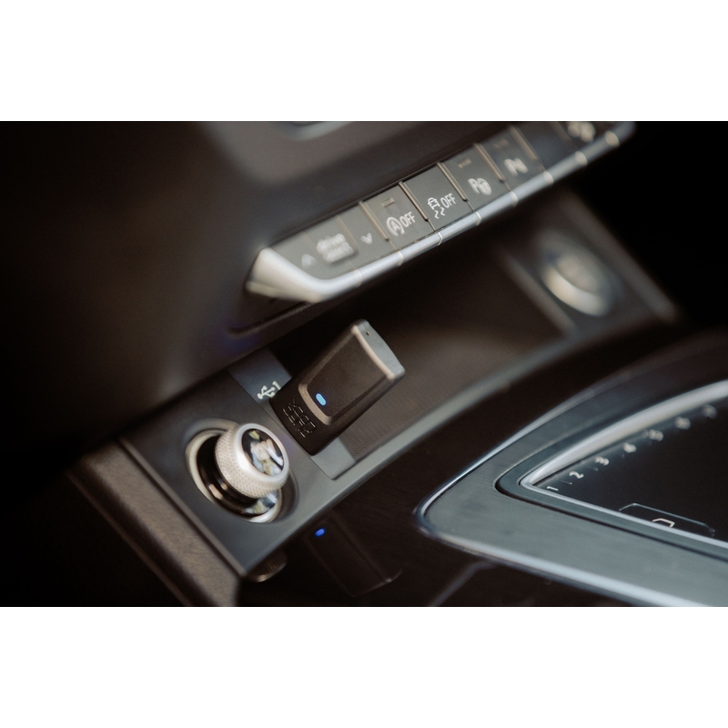 Quad Lock® CarPlay/Android Auto trådløs adapter, sort