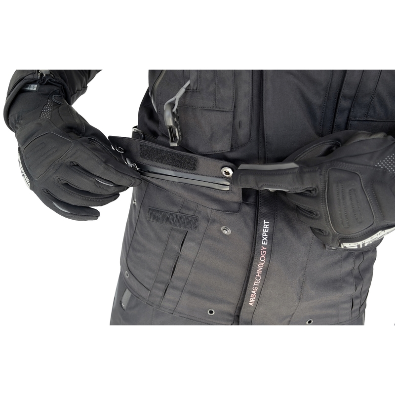 HELITE Touring airbag-jakke sort