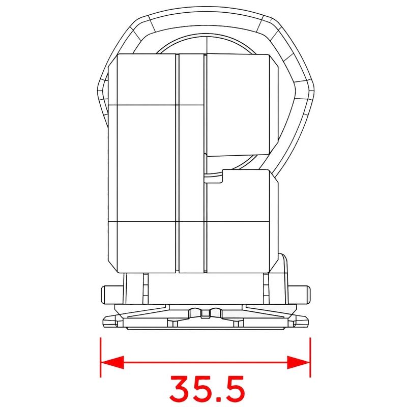 Quad Lock® stativ sort