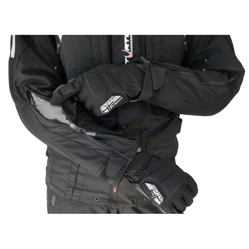 HELITE Touring airbag-jakke sort