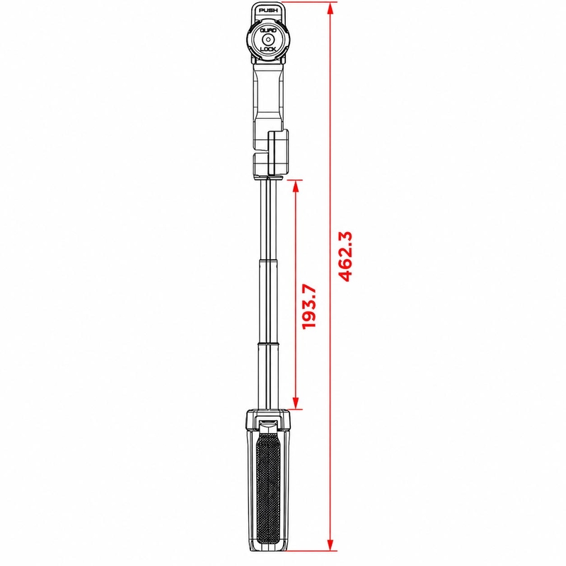 Quad Lock® stativ sort