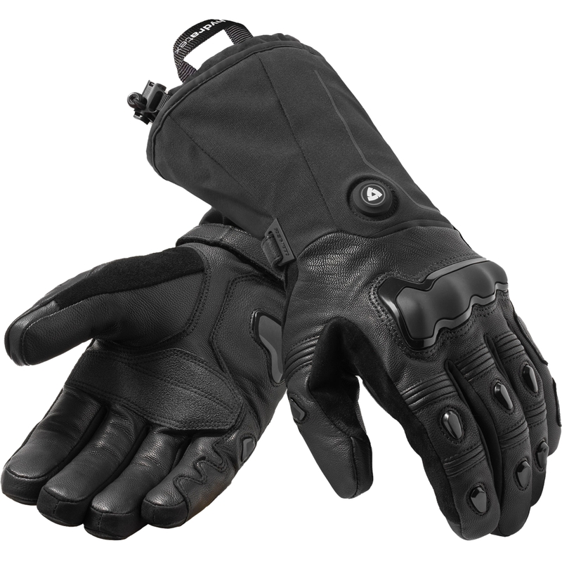 Motorcykelhandsker Revit Warp H2O Opvarmede, Sort