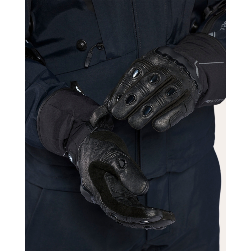 Motorcykelhandsker Revit Warp H2O Opvarmede, Sort