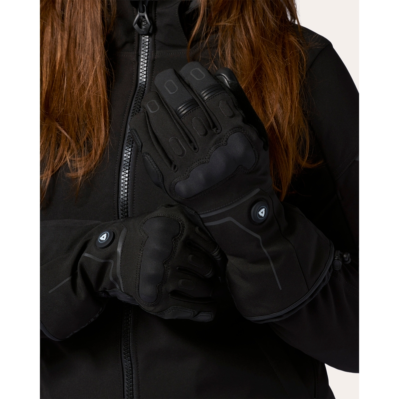 Motorcykelhandsker Revit Liberty 2 H2O Dame med varme, Sort