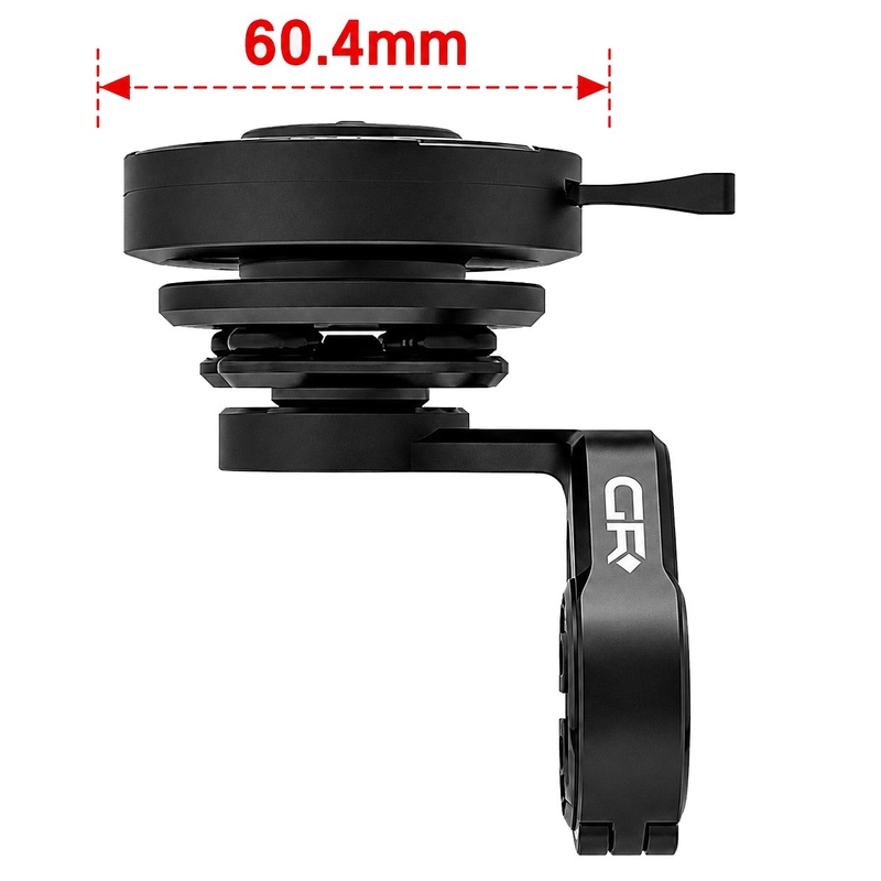 GRxplore MT10 Buet Motorcykel Styr Telefonholder Sort