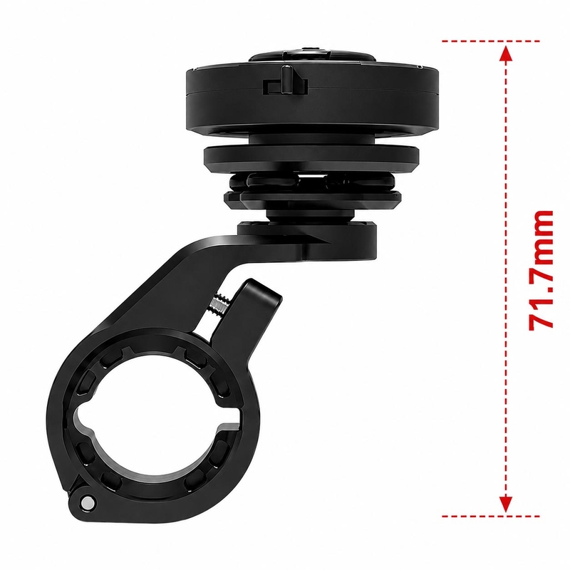 GRxplore MT10 Buet Motorcykel Styr Telefonholder Sort