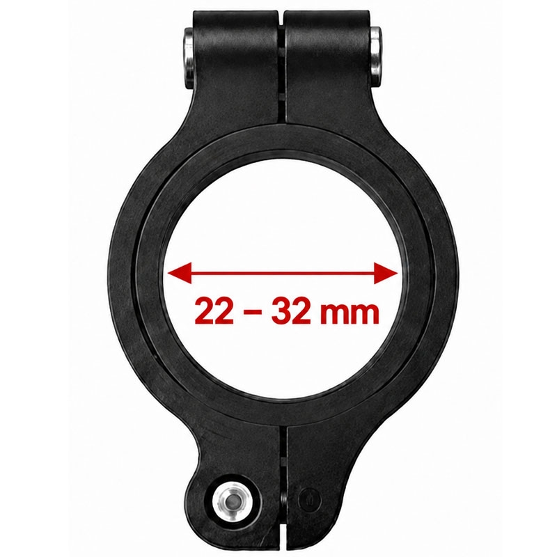 Antivibrations telefonholder MotoZem ISO PRO sort