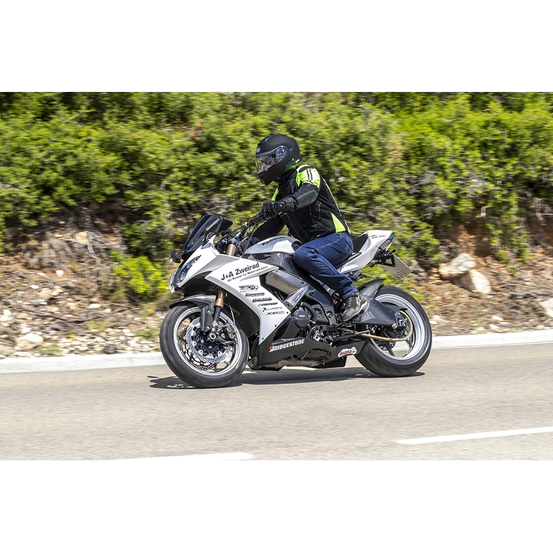 Airbag-jakke HELITE Vented sort-fluogul