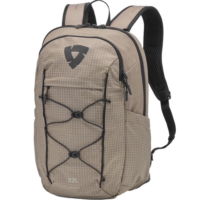 Revit Saroa motorcykelrygsæk sandsort 22 l