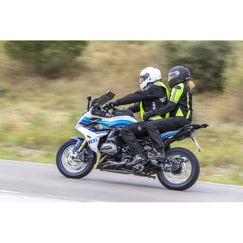 Airbag-jakke HELITE Vented sort-fluogul