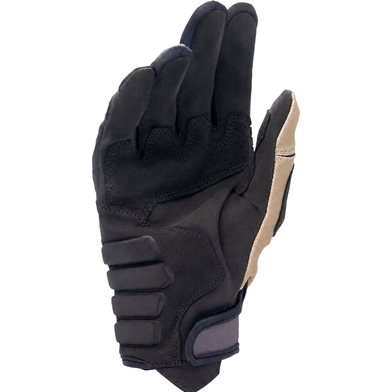 Alpinestars Techdura motocrosshandsker sort-brun-fluoro rød