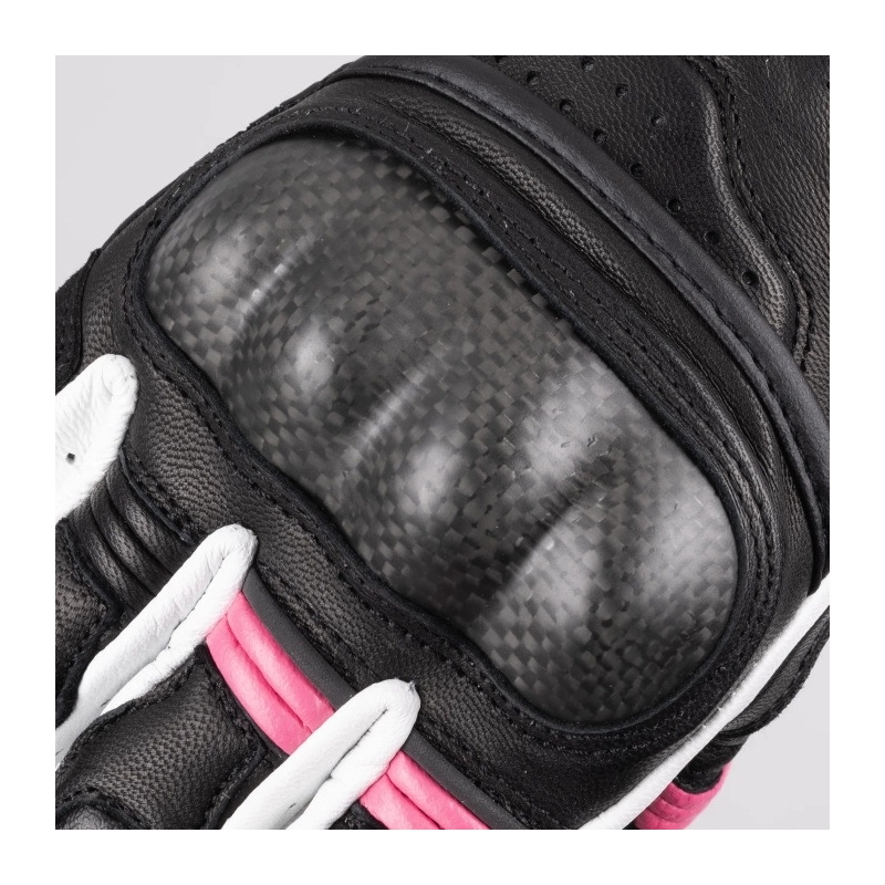 Dame motorcykelhandsker Oxford RP-5 3.0 sort-hvid-pink